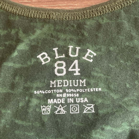 EUC Women’s Medium Blue 84 Green Baylor University  Muscle Tank - Picture 3 of 7